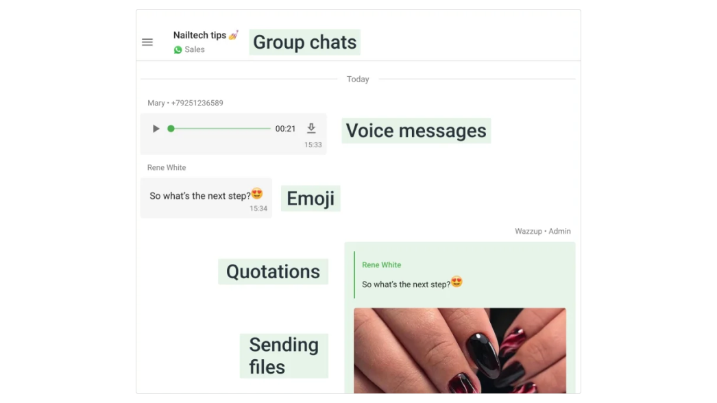 Wazzup  is a messenger